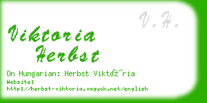 viktoria herbst business card